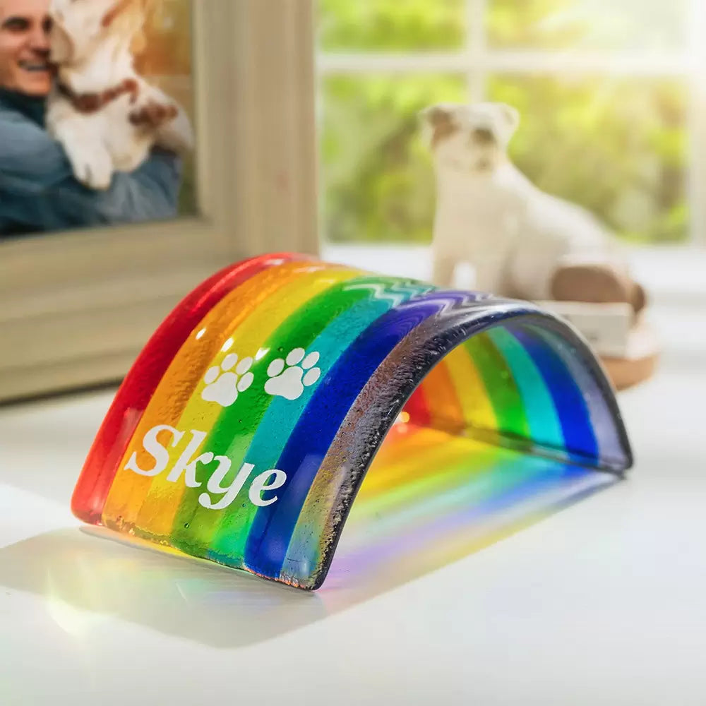 Custom Crossing The Rainbow Bridge | Pet memorial gifts