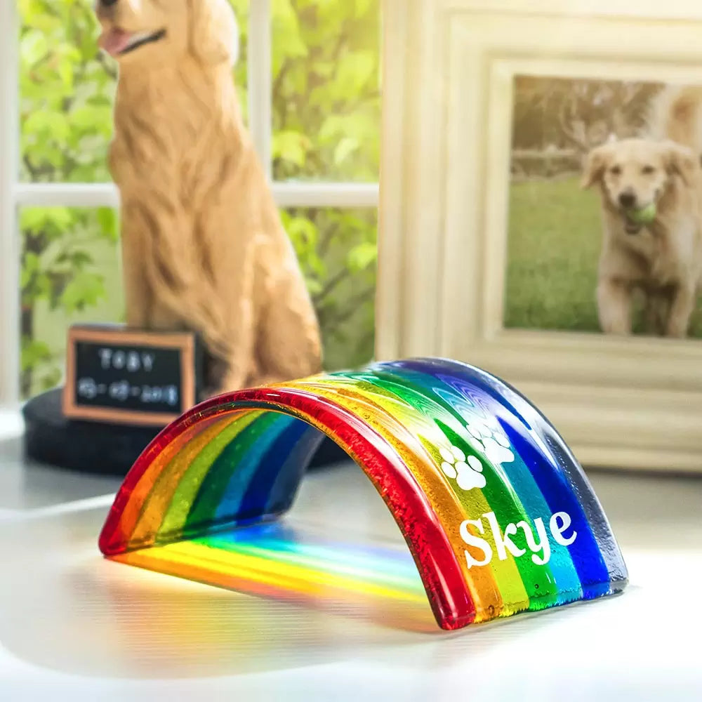 Custom Crossing The Rainbow Bridge | Pet memorial gifts