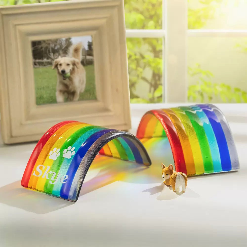 Custom Crossing The Rainbow Bridge | Pet memorial gifts
