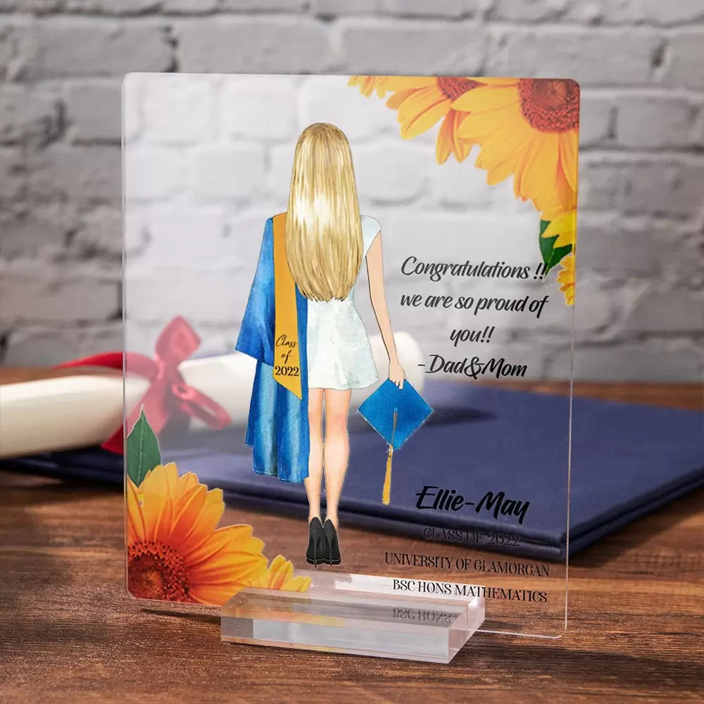 Custom Grad Gifts | Graduation Keepsake Print| High School, College , Med School. Grad Gift
