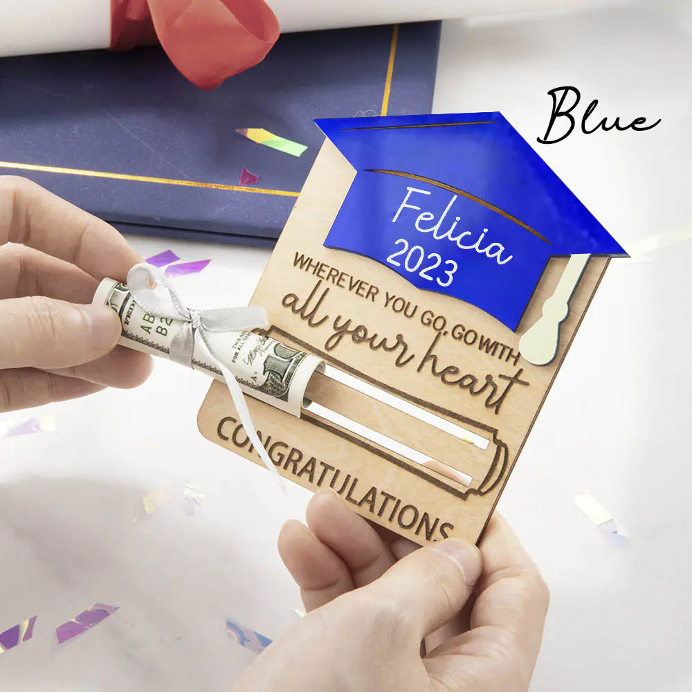 Graduation Gift Money Holder Card | Personalized Graduation Gifts