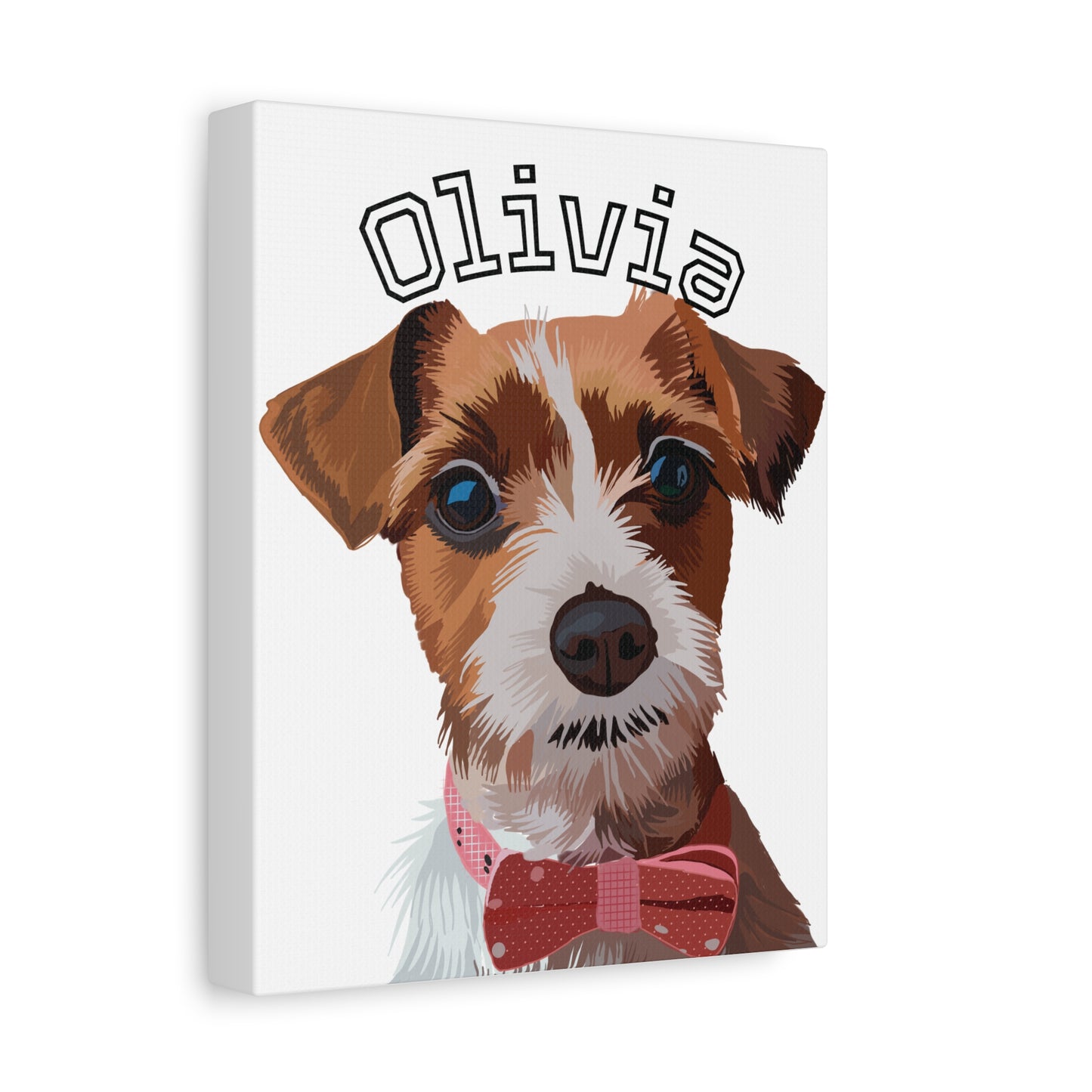 Personalized Pet Portrait Canvas |Custom Dog Wall Art, Dog Lover Gift, Home Decor, Unique Pet Art
