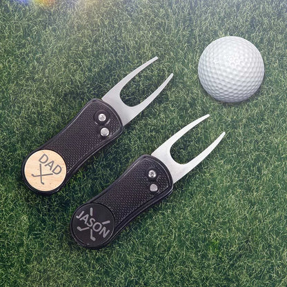 Personalized Golf Ball Marker  |Personalized  Divot Tool With Ball Marker