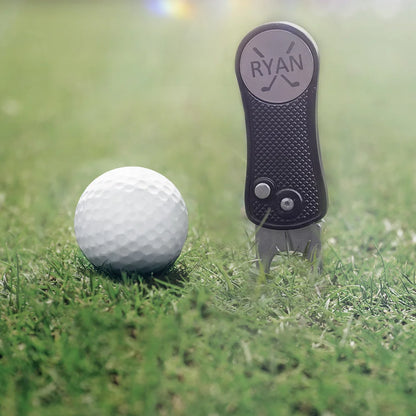 Personalized Golf Ball Marker  |Personalized  Divot Tool With Ball Marker