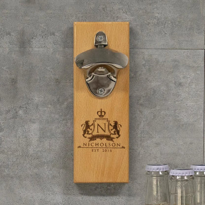 Custom beer bottle openers wall mounted