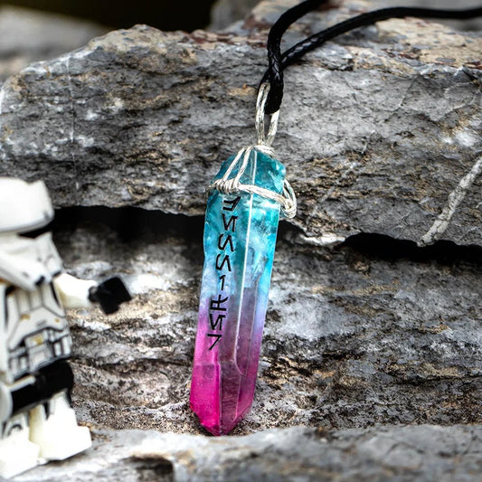 Custom Kyber Crystal Necklace | Lightsaber Crystal Star Wars Necklace