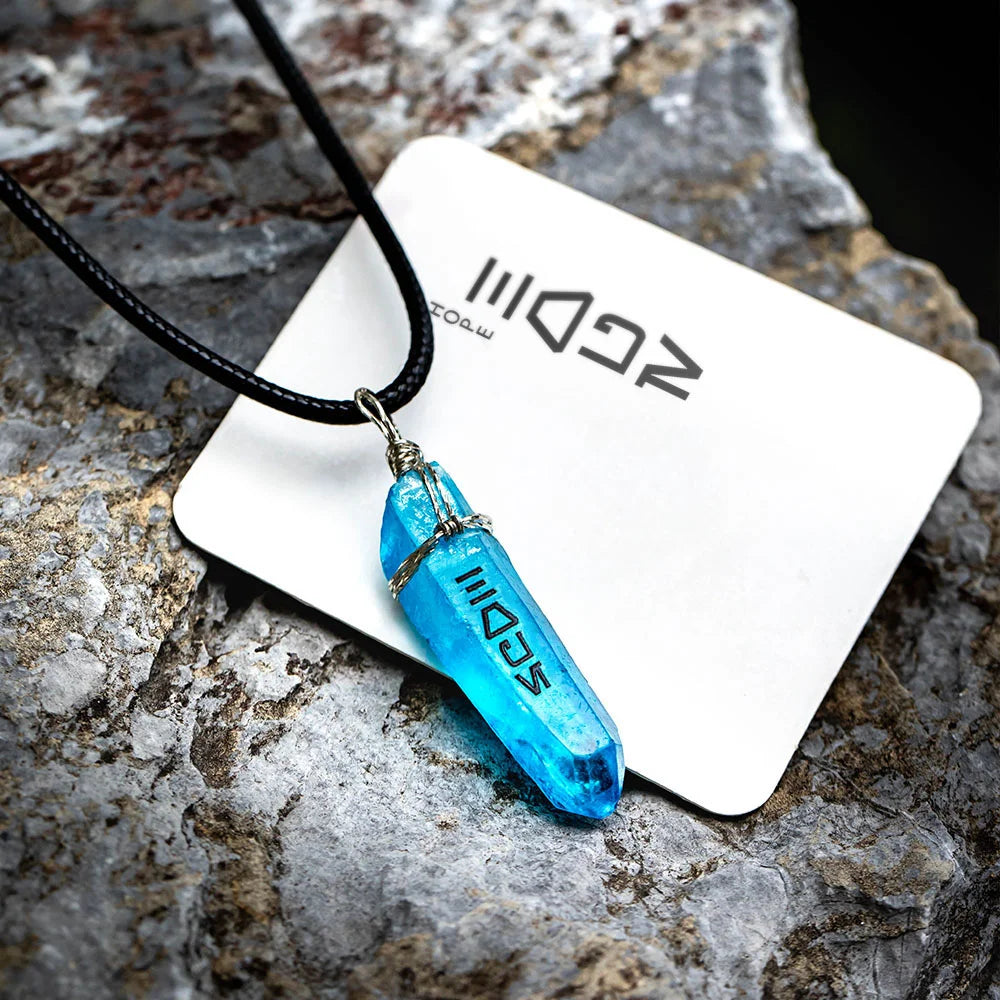 Custom Kyber Crystal Necklace | Lightsaber Crystal Star Wars Necklace