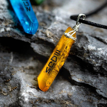 Custom Kyber Crystal Necklace | Lightsaber Crystal Star Wars Necklace