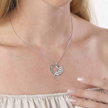 Personalized heart necklace with birthstones and names | 925 Sterling Silver Family birthstone necklace