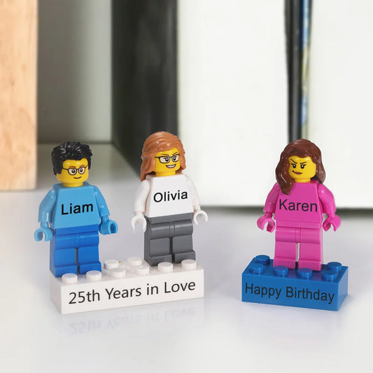 Custom Mini-Figures on a Personalized Brick