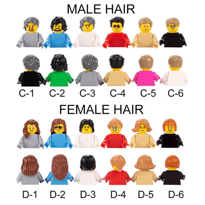 Custom Mini-Figures on a Personalized Brick
