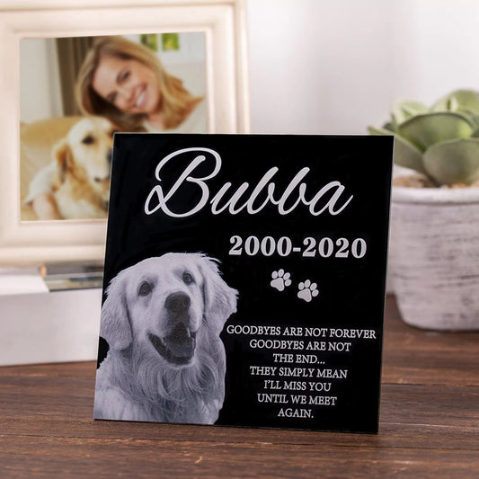 Personalized pet memorial headstones
