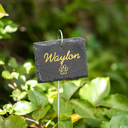 Dog Remembrance Plaque with hook | Pet memorial