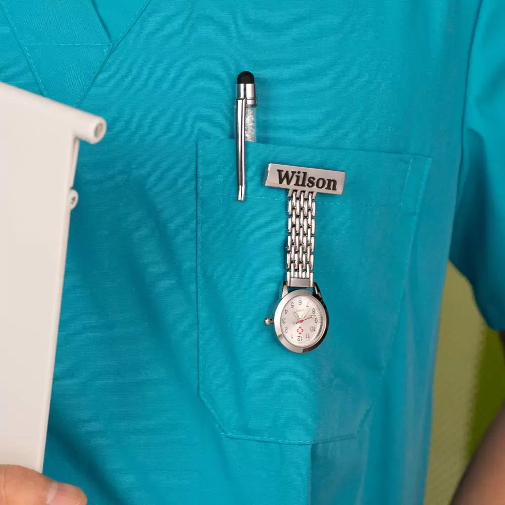 Custom Fob Watch Gift Set With Pen | Customized Nurse Gifts