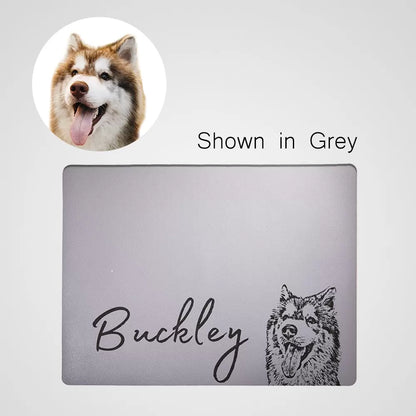 Personalized Pet Photo and Name Placemat