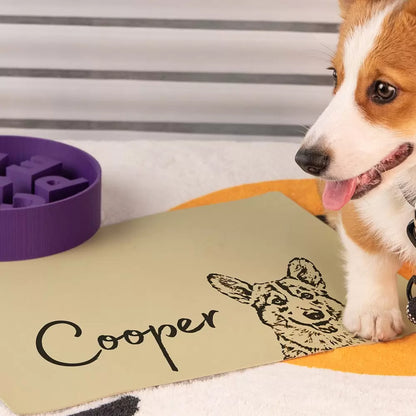 Personalized Pet Photo and Name Placemat