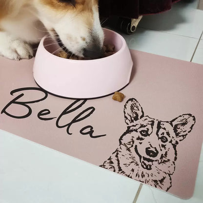 Personalized Pet Photo and Name Placemat