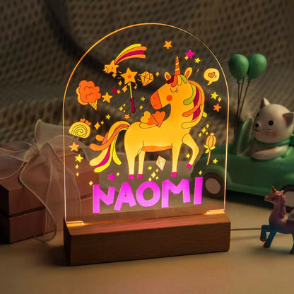 Personalized Name light | Personalized Dinosaur Night Light