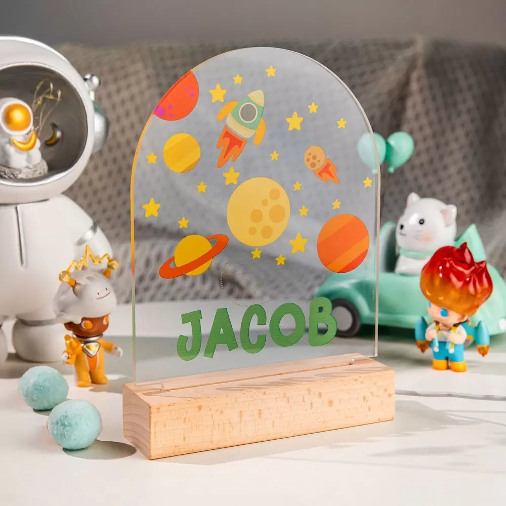 Personalized Name light | Personalized Dinosaur Night Light