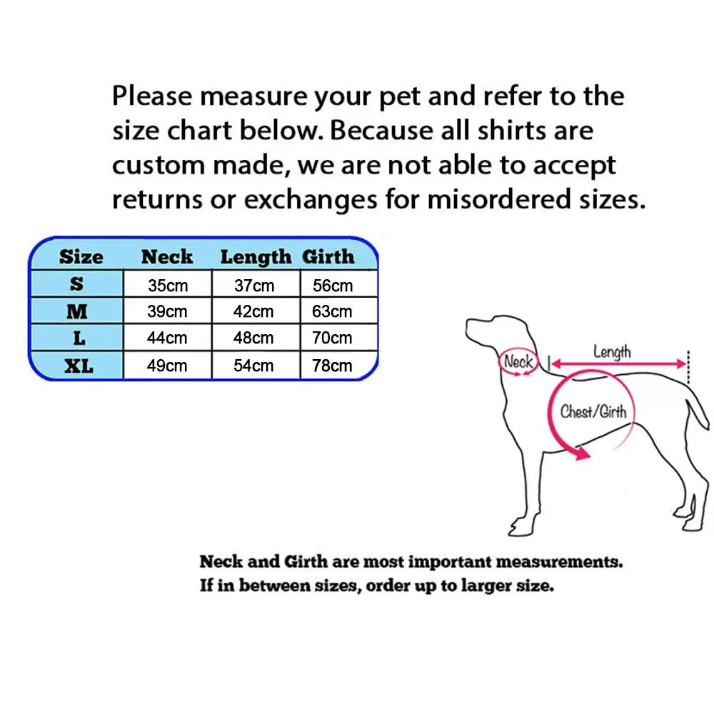 Custom Jersey for Pet