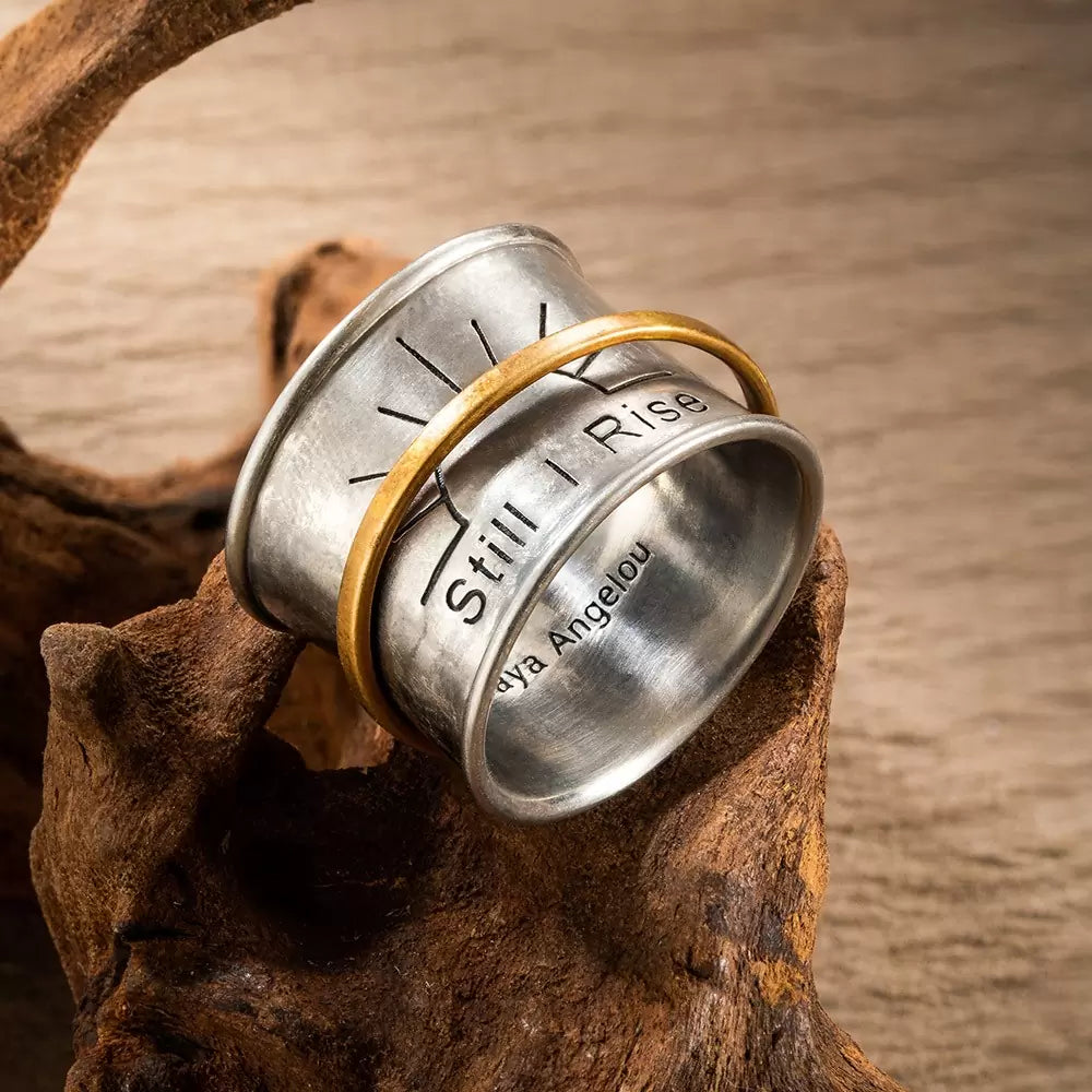 Still I Rise Ring | Fidget rings for anxiety