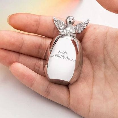Personalized Angel Heart Pet Ashes Urn