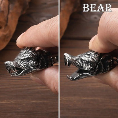 Viking Norse Bracelet | Free engraved wood gift box