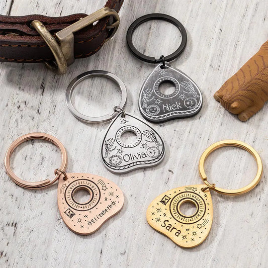 Custom Ouija Planchette Pet Tag |Unique pet id tag