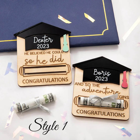 Graduation Gift Money Holder Card | Personalized Graduation Gifts