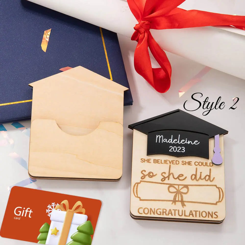 Graduation Gift Money Holder Card | Personalized Graduation Gifts