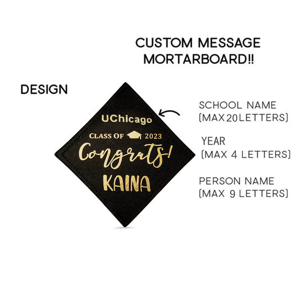 Custom Graduation Teddy Bear | Graduation Gifts for Friends/Students/Kindergarten