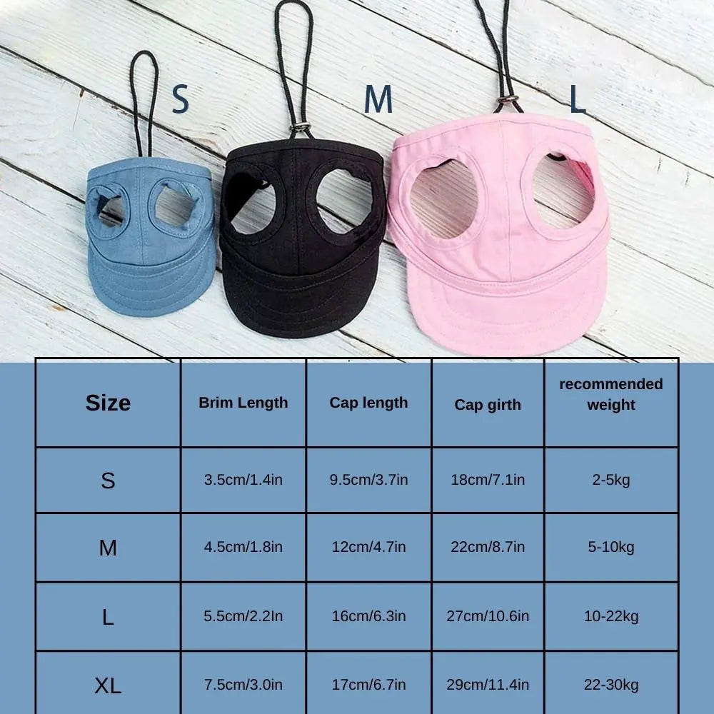 Custom Dog embroidered hat | Dog hats with ear holes