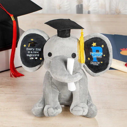 Custom Graduation Elephant Stuffed Animal | Graduation Gifts for Friends/Students/Kindergarten