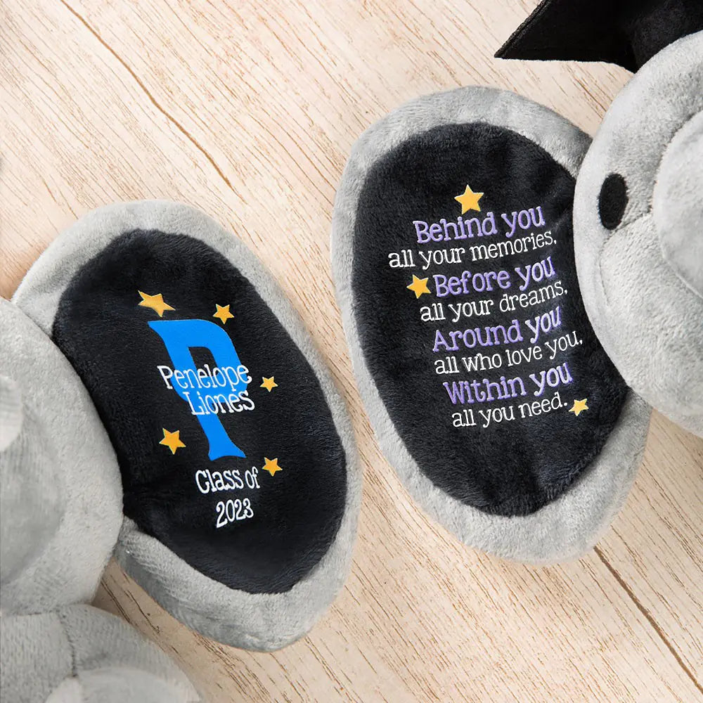 Custom Graduation Elephant Stuffed Animal | Graduation Gifts for Friends/Students/Kindergarten