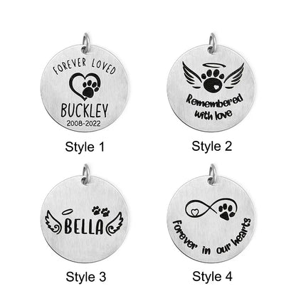 Personalized Pet Loss Suncatcher | Pet memorial gifts