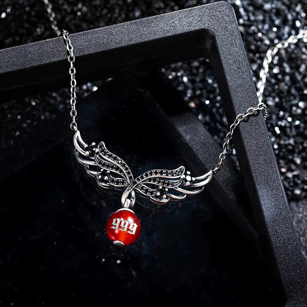 Custom angel number necklace | Spiritual necklace | Healing stone necklace