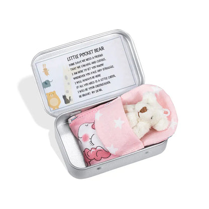 Personalised Mini Bear | Worry Bear, Pocket Hug | Worry Doll for Anti-Anxiety/Stress