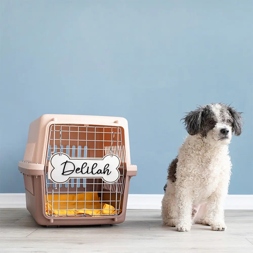 Personalised Dog Kennel sign | Gift for Pet Lovers/Dog Mom