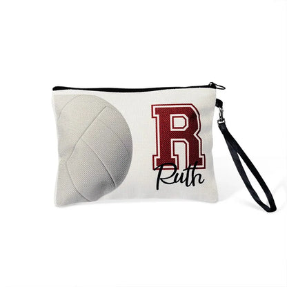 Personalized Cosmetic Bags | Name & Initial Sport Makeup Bag
