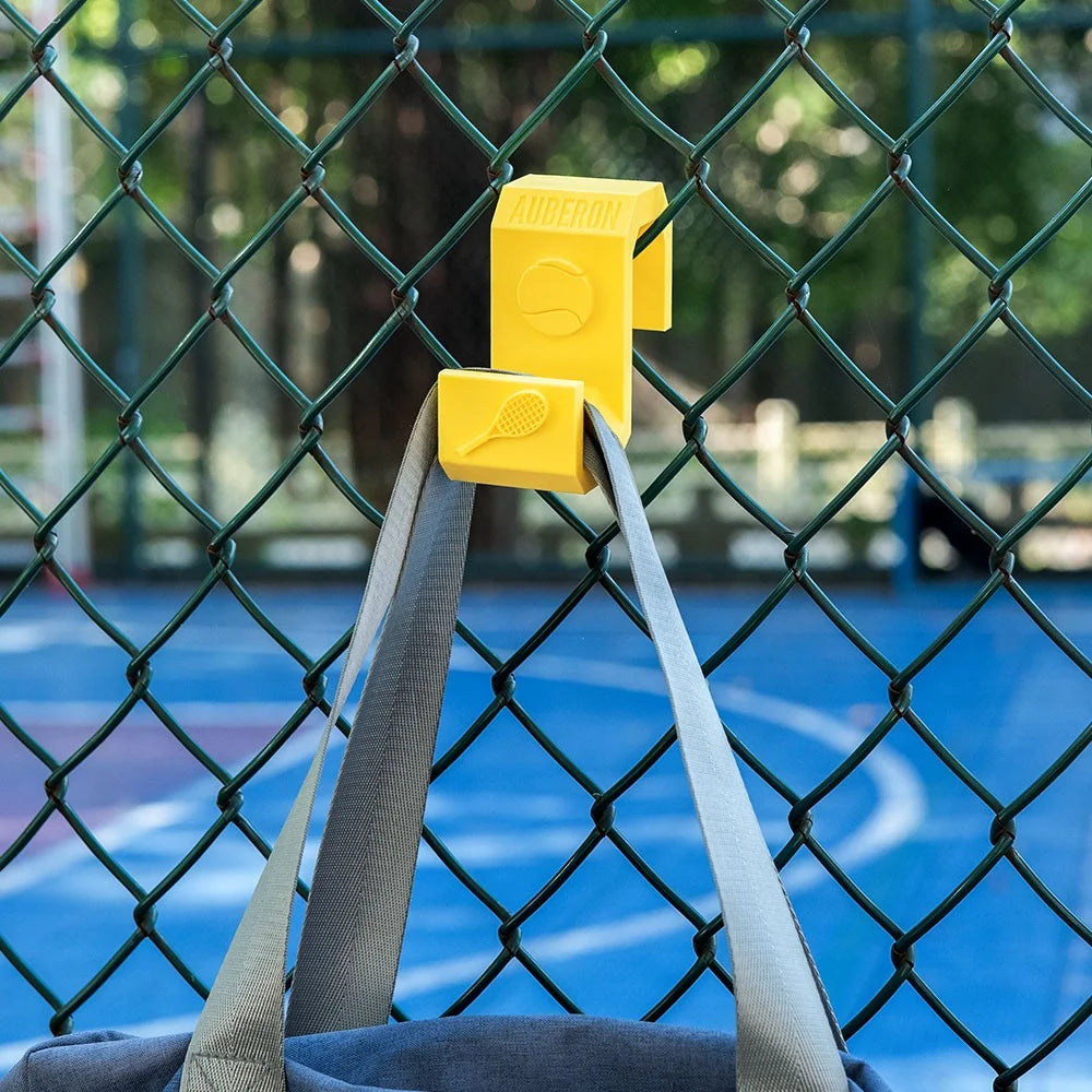 Custom Name Multicolor Pickleball Bag Hook for Hanging on Fence, 3D Printed