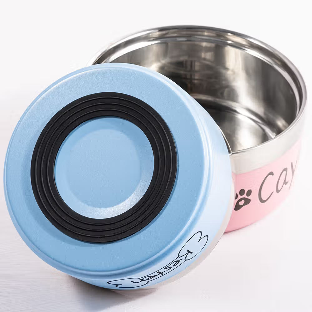 Personalized Stainless Steel Pet Bowl | Custom Dog & Cat Dish