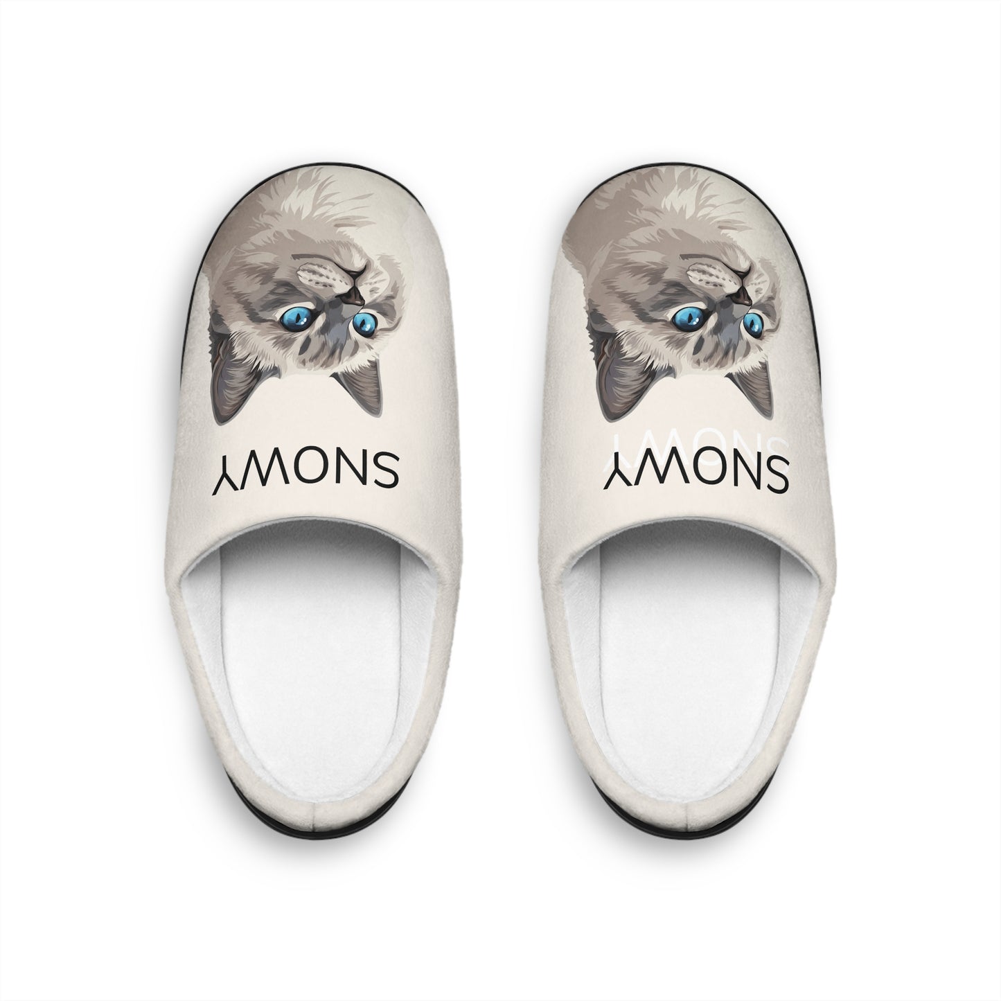 Custom Cat Face Slippers | Personalized Cat Photo Slippers