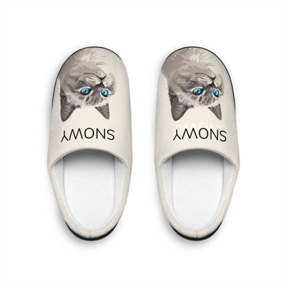 Custom Cat Face Slippers | Personalized Cat Photo Slippers