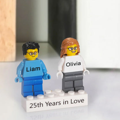Custom Mini-Figures on a Personalized Brick