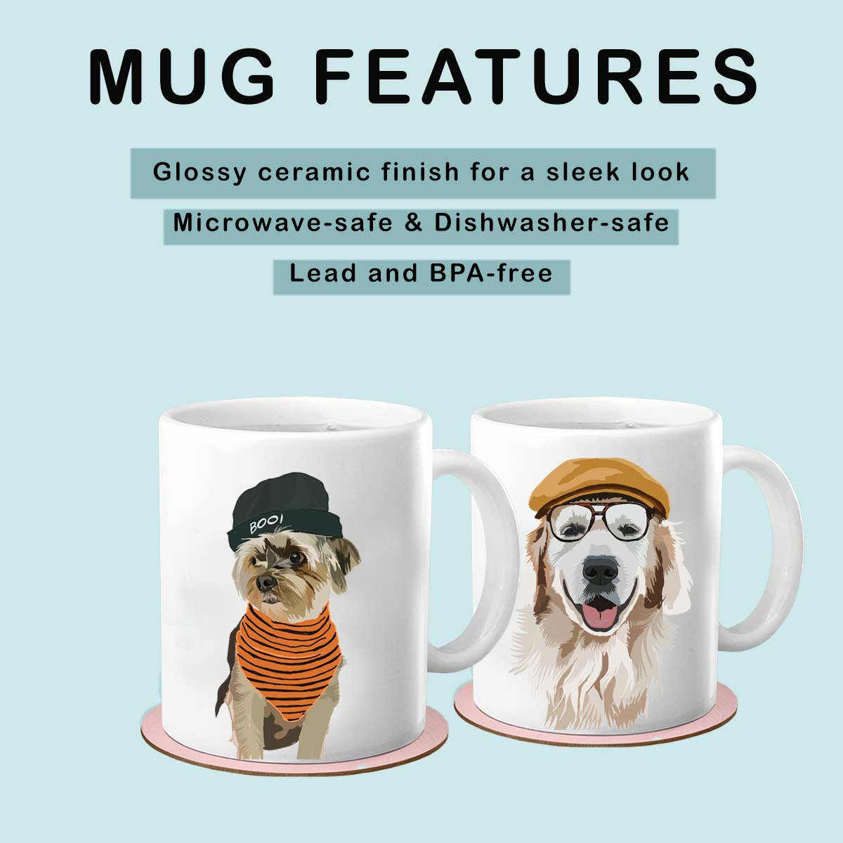 Personalized Cat Lover Ceramic Mug | Personalized Cat Mom Mug | Custom Pet Photo Cup