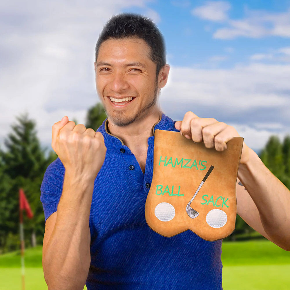 Personalized golf ball sack | Golf humor gifts
