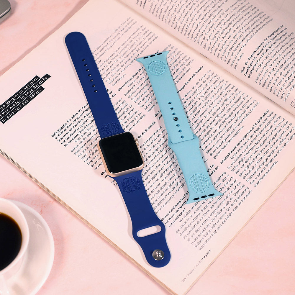 Personalized Silicone Watch Band for Apple Watch