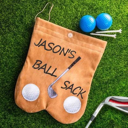 Personalized golf ball sack | Golf humor gifts