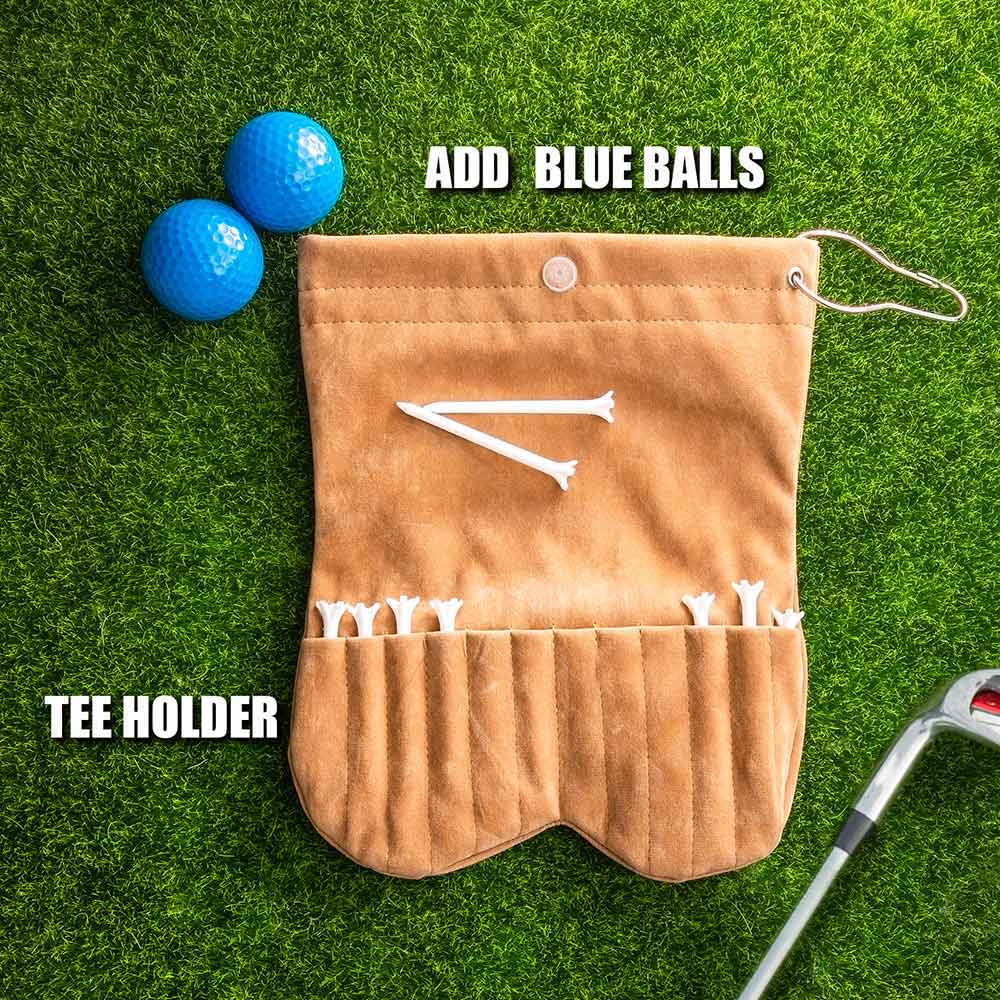 Personalized golf ball sack | Golf humor gifts