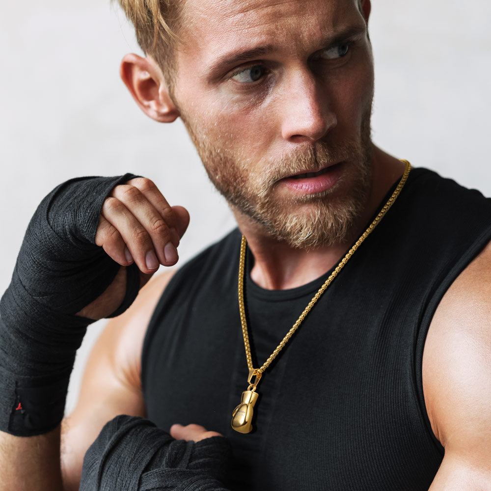 Boxing Glove Pendant Necklace
